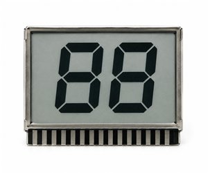 High-Contrast TN (HTN) segmented LCD sample