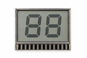 Twisted Nematic (TN) segmented LCD sample