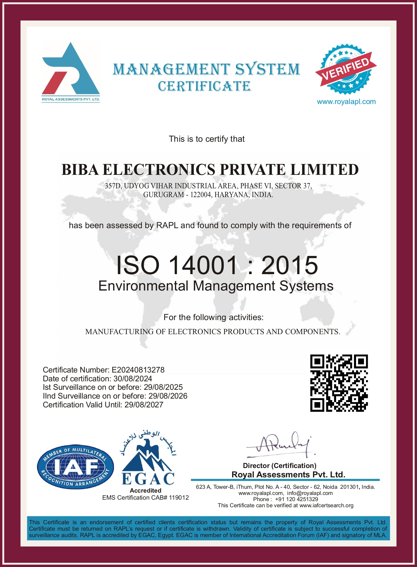 Certificate 4