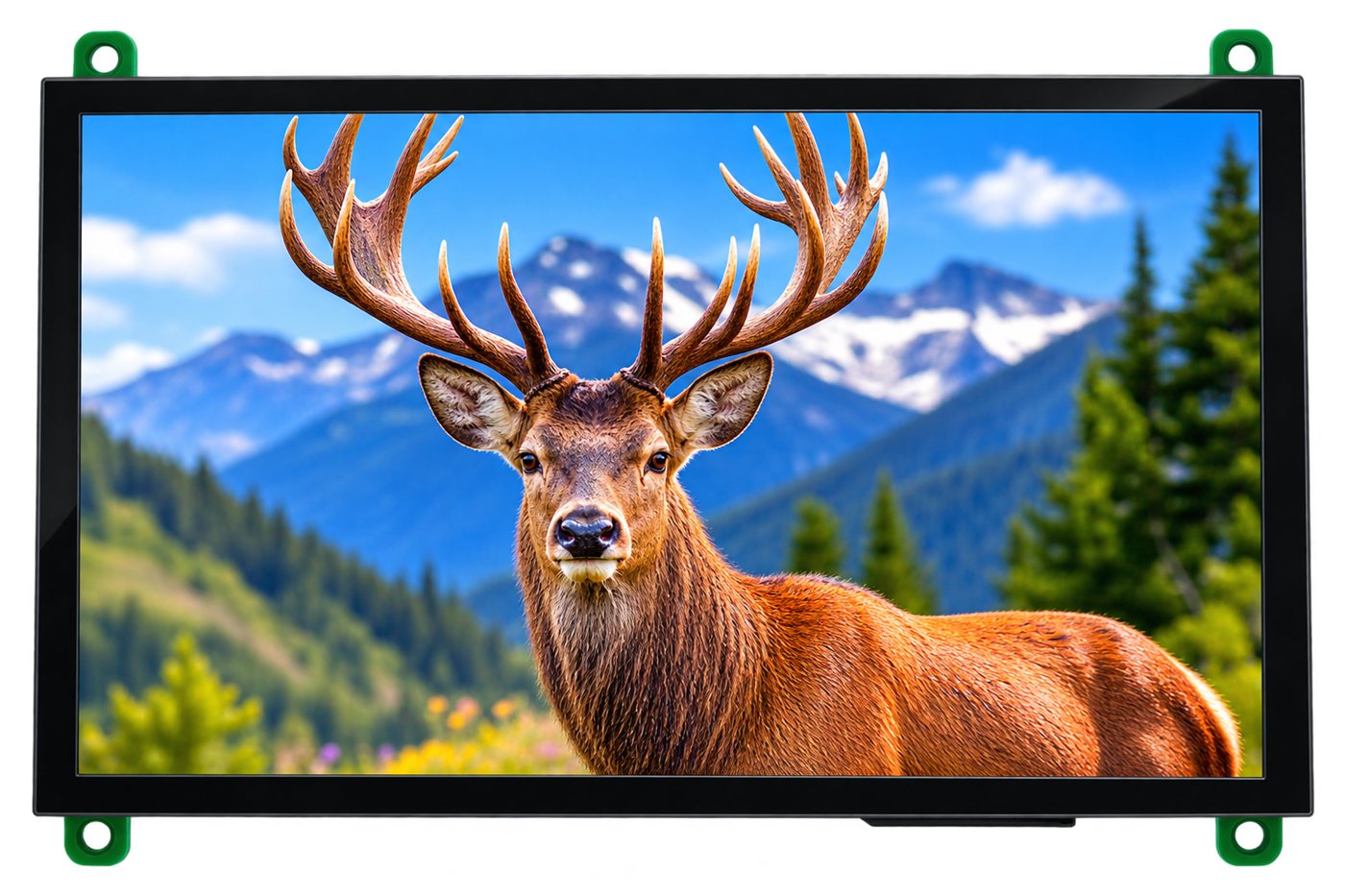 7 inch HDMI touch display with 1024x600 IPS panel and USB capacitive touch, part B-0525-QHB-0700-YX